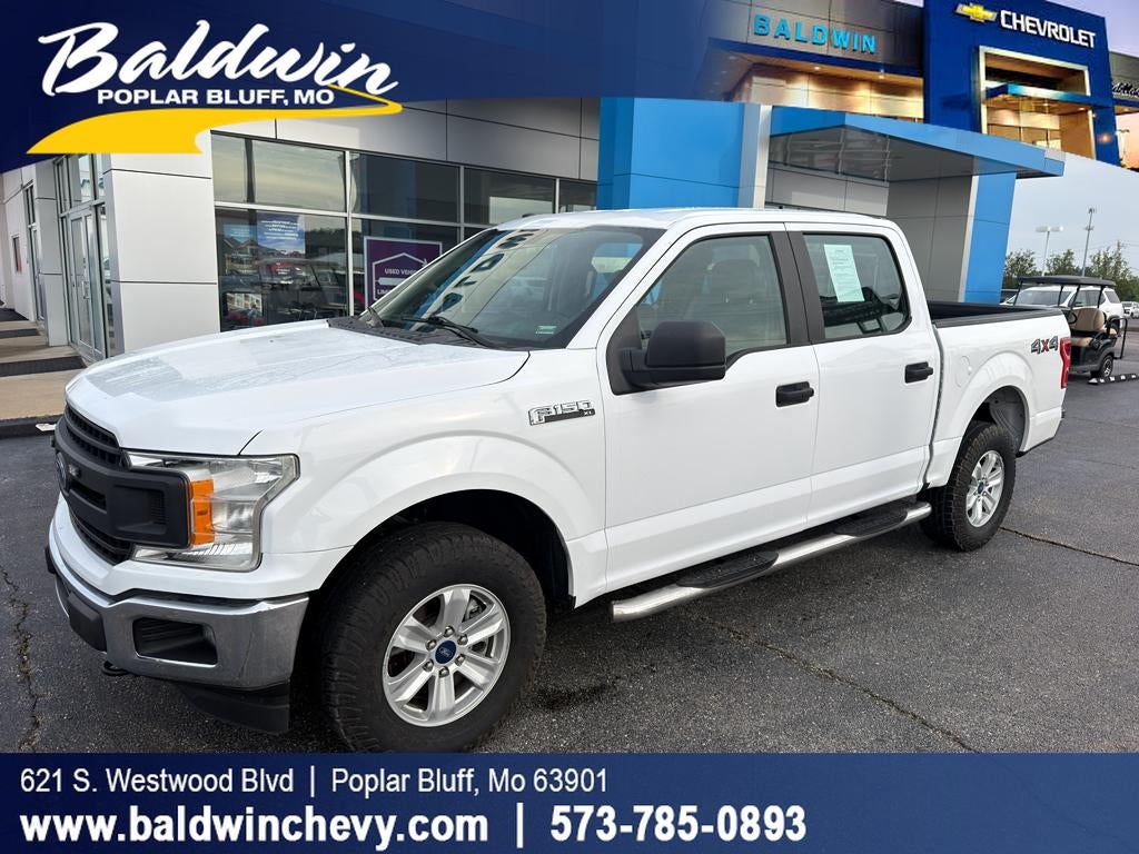 2019 Ford F-150 XL in White — front three-quarter view