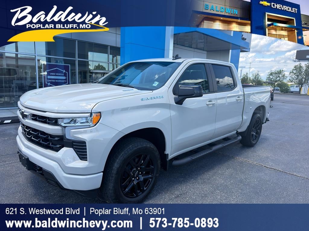 2026 Chevrolet Silverado 1500 RST in White Sands — front three-quarter view
