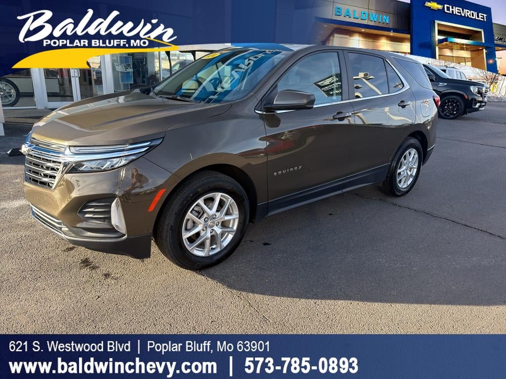 2024 Chevrolet Equinox LT in Harvest Bronze Metallic — front three-quarter view